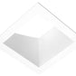 RAB NDTRIM3S40A-W 3" New Construction Square Trimmed Module, 40° Adjustable, White Finish