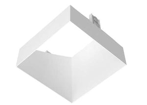 RAB NDTRIM3S40A-W-TL 3" New Construction Square Trimless Module, 40° Adjustable, White Finish