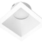 RAB NDTRIM3S50-W 3" New Construction Square Trimmed Module, 50° Downlight, White Finish