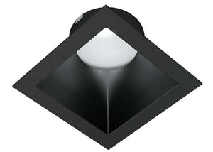 RAB NDTRIM3S80-B 3" New Construction Square Trimmed Module, 80° Downlight, Black Finish