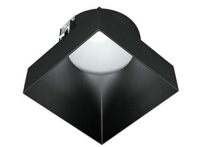RAB NDTRIM3S80-B-TL 3" New Construction Square Trimless Module, 80° Downlight, Black Finish