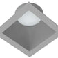 RAB NDTRIM3S80-M 3" New Construction Square Trimmed Module, 80° Downlight, Matte Silver Finish