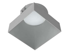 RAB NDTRIM3S80-M-TL 3" New Construction Square Trimless Module, 80° Downlight, Matte Silver Finish
