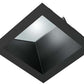 RAB NDTRIM3SW-B 3" New Construction Square Trimmed Module, Wall Washer, Black Finish