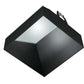 RAB NDTRIM3SW-B-TL 3" New Construction Square Trimless Module, Wall Washer, Black Finish