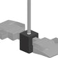 RAB PAD2 LED Ceiling 2X Pendant Adapter 1/2" NPS, Bronze Finish