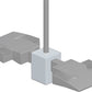 RAB PAD2W-3/4 LED 2X Ceiling Pendant Adapter 3/4" NPS, White Finish