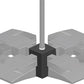 RAB PAD4 LED 4X Ceiling Pendant Adapter 1/2" NPS, Bronze Finish