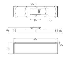 RAB PANEL1X4-41N/LC 41W 1' x 4' Recessed LED Panel with Lightcloud Control System, 4000K (Neutral), 4809 Lumens, 83 CRI, 120-277V, Standard Operation, DLC Listed, White Finish