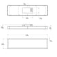 RAB PANEL1X4-41YN/D10/LC 41W 1' x 4' Recessed LED Panel with Lightcloud Control System, 3500K (Warm Neutral), 4772 Lumens, 83 CRI, 120-277V, Dimmable Operation, Not DLC Listed, White Finish