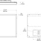 RAB PANEL2X2-41YN/LC41W 2' x 2' Recessed LED Panel with Lightcloud Control System, 3500K (Warm Neutral), 4878 Lumens, 82 CRI, 120-277V, Standard Operation, DLC Listed, White Finish