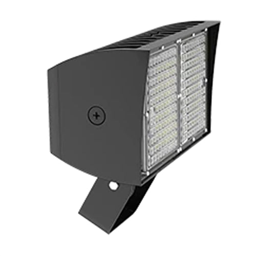 RAB PIPXL70T/D10 70W LED PIPXL Floodlight, No Photocell, 5000K (Cool), 10601 Lumens, 78 CRI, 120-277V, 7H x 6V Beam Distribution, Trunnion Mount, Dimmable, DLC Premium Listed, Standard Option, Bronze Finish