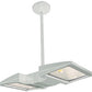 RAB PLED2X26W/UP 2x26W LED Pendant Uplight, 5100K Color Temperature (Cool), White Finish