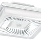 RAB PRT42W/WS 42W LED PORTO Garage Light, 5000K (Cool), 4833 Lumens, 74 CRI, 120V-277V, Multi Level Motion Sensor, White Finish