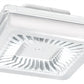 RAB PRT42YW 42W LED PORTO Garage Light, No Photocell, 3000K (Warm), 4317 Lumens, 72 CRI, 120V-277V, Standard, White Finish