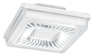 RAB PRT42YW 42W LED PORTO Garage Light, No Photocell, 3000K (Warm), 4317 Lumens, 72 CRI, 120V-277V, Standard, White Finish