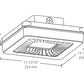 RAB PRT42YW 42W LED PORTO Garage Light, No Photocell, 3000K (Warm), 4317 Lumens, 72 CRI, 120V-277V, Standard, White Finish