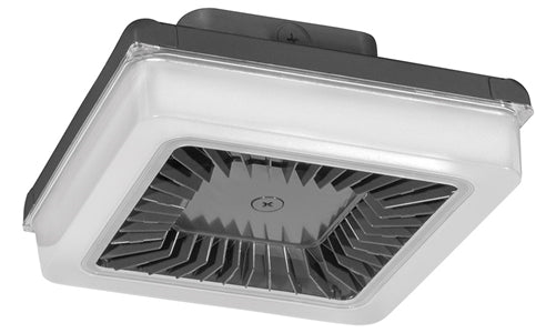 RAB PRT55 55W LED PORTO Garage Light, No Photocell, 5000K (Cool), 6085 Lumens, 75 CRI, 120V-277V, Standard, Bronze Finish