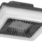 RAB PRT55/480 55W LED PORTO Garage Light, No Photocell, 5000K (Cool), 6085 Lumens, 75 CRI, 480V, Standard, Bronze Finish