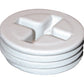 RAB R10W Plugs For Cover, 3/4" Hole Size, White