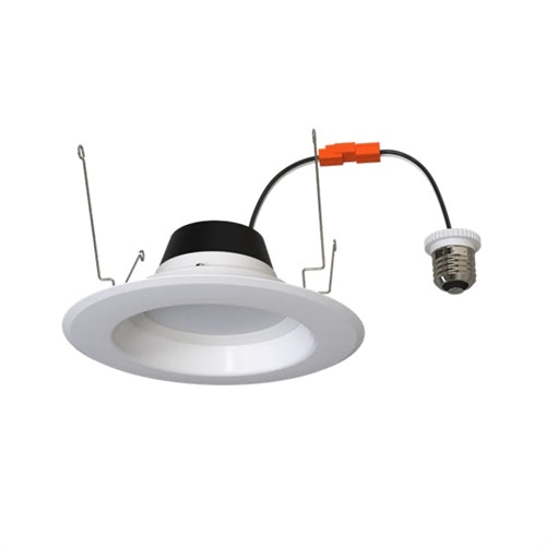RAB R34X-6 LED Retrofit Downlight 6-inch, 2700K/3000K/3500K/4000K/5000K, 1300/1050/750 Lumens, White Finish