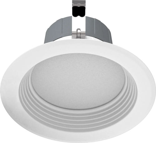 RAB R4R8830120WB 8W 4 inch LED Retrofit Downlight, 3000K, 849 Lumens, 80 CRI, With Baffle, White Finish
