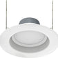 RAB R6R11835120WS 11W 6" LED Round Retrofit Downlight, Baffle, 1158 lumens, 80 CRI, 3500K Color Temperature, White