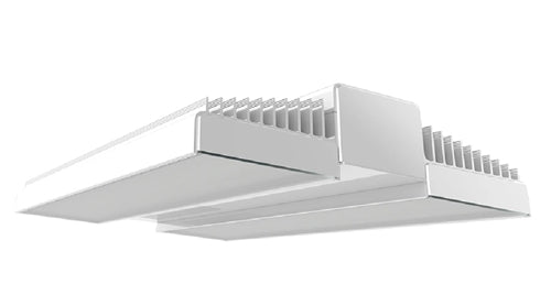 RAB RAIL150/LCS Rail LED High Bay with Lightcloud Control System, Lightcloud Highbay Sensor, 5000K (Cool), 20154 Lumens, 83 CRI, 120-277V, Dimmable, White Finish