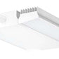 RAB RAIL150YNW/D10/LC 150W Rail LED High Bay with Lightcloud Control System, No Photocell, 3500K (Warm Neutral), 16758 Lumens, 83 CRI, 120-277V, V Hooks Mount, Dimmable, White Finish