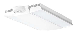 RAB RAIL185W/D10/LCS 185W Rail LED High Bay with Lightcloud Control System, Lightcloud Highbay Sensor, 5000K (Cool), 22640 Lumens, 76 CRI, 120-277V, V Hooks Mount, Dimmable, White Finish