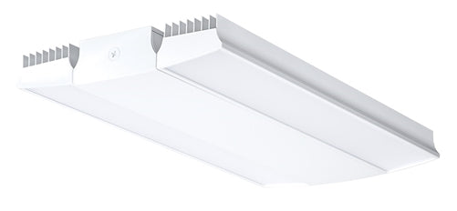 RAB RAIL185YNW 185W Rail LED High Bay, V Hooks Mount, No Photocell, 3500K, 20647 Lumens, 82 CRI, 120-277V, Standard Operation, DLC Listed, White Finish