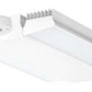 RAB RAIL185YNW/D10/LCS 185W Rail LED High Bay with Lightcloud Control System, Lightcloud Highbay Sensor, 3500K (Warm Neutral), 20206 Lumens, 83 CRI, 120-277V, V Hooks Mount, Dimmable, White Finish
