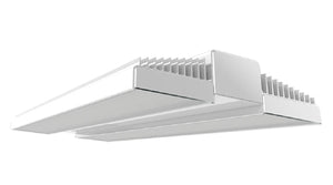RAB RAIL225 225W Rail LED High Bay, 5000K (Cool), 34847 Lumens, 83 CRI, 120-277V, Standard Operation, DLC Listed, White Finish