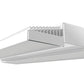 RAB RAIL225N 244W Rail LED High Bay, V Hooks Mount, No Photocell, 4000K (Neutral), 35201 Lumens, 83 CRI, 120-277V, Standard Operation, DLC Listed, White Finish