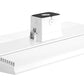 RAB RAILP185NW 185W Rail LED High Bay, Pendant or Surface Mount, No Photocell, 4000K (Neutral), 20232 Lumens, 85 CRI, 120-277V, Standard Operation, DLC Listed, White Finish