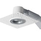 RAB RDLED2R8-40YN-TLS 2" Round Remodeler LED, 9W, 3500K, 696 Lumens, 82 CRI, 40 Degree Beam Spread, Trimless Look, TRIAC Compatible, Silver Trim