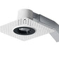 RAB RDLED2R8-WYN-TLB 2" Round Remodeler LED, 9W, 3500K, 655 Lumens, 82 CRI, Wall Washer, Trimless Look, TRIAC Compatible, Black Trim