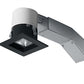 RAB RDLED2S8-30YN-TB 2" Square Remodeler LED, 9W, 3500K, 684 Lumens, 82 CRI, 30 Degree Beam Spread, 1/2" Trim, TRIAC Compatible, Black Trim
