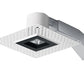 RAB RDLED2S8-40Y-TLB 2" Square Remodeler LED, 9W, 3000K, 567 Lumens, 83 CRI, 40 Degree Beam Spread, Trimless Look, TRIAC Compatible, Black Trim