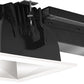 RAB RDLED4S12F-50YN-M-W 4" Square Remodeler LED, 12W, 3500K, 850 Lumens, 90 CRI, 50 Degree Beam Spread, On/Off Non-dimming Driver, Matte Silver Cone White Trim