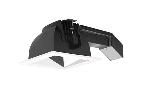 RAB RDLED6S26F-WYY-S-W 6" Square Remodeler LED, 26W, 2700K, 1442 Lumens, 90 CRI, Wall Washer, On/Off Non-dimming Driver, Specular Silver Cone White Trim