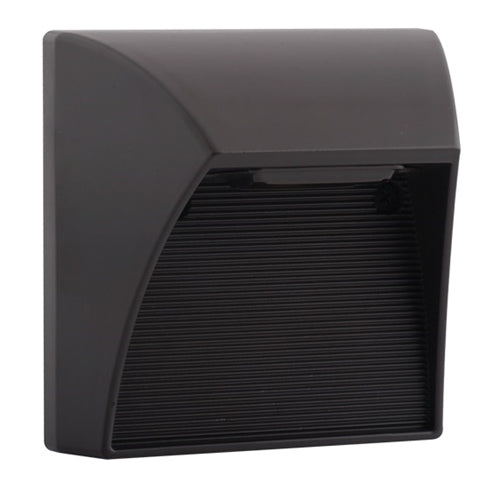 RAB SLED5N 5W LED Square Step Lights, 4000K Color Temperature (Neutral), 85 CRI, 100V - 240V, Bronze Finish