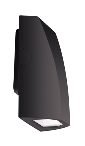 RAB SLIM12Y/D10 12W Slim LED Wallpack, No Photocell, 3000K (Warm), 1266 Lumens, 83 CRI, Dimmable Operation, Bronze Finish