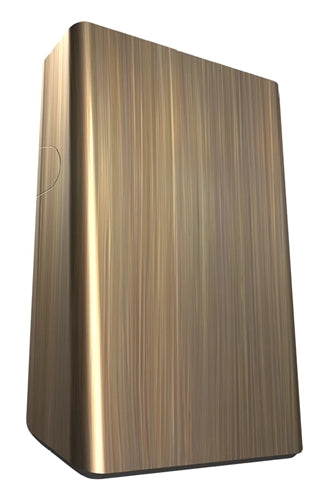 RAB SLIMBR Field Adjustable Slim LED Wallpack, 26/18/12W, 2175-4389 Lumens, 3000K/4000K/5000K, 80 CRI, Brass Finish