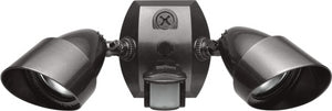 RAB SQB2A Dual Flood Light Kit with Mini Motion Sensor, Bronze