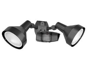 RAB STL110H/L Stealth Motion Sensor with 110 Degree View and CCT-Selectable PAR38 Bell Flood Lighting Kit, Bronze