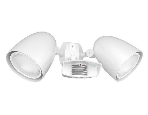 RAB STL110HBW/L Stealth Motion Sensor with 110 Degree View and CCT-Selectable PAR38 Bullet Flood Lighting Kit, White