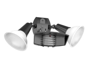 RAB STL110R/L Stealth Motion Sensor and Two CCT-Selectable PAR38 LED, Bronze Finish