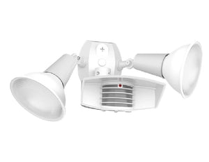 RAB STL110RW/L Stealth Motion Sensor and Two CCT-Selectable PAR38 LED, White Finish