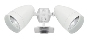 RAB STL1HBLED2X13YW 26W LED Floodlight with Sensor, No Photocell, 3000K (Warm), 1324 CRI, 120-277V, White Finish